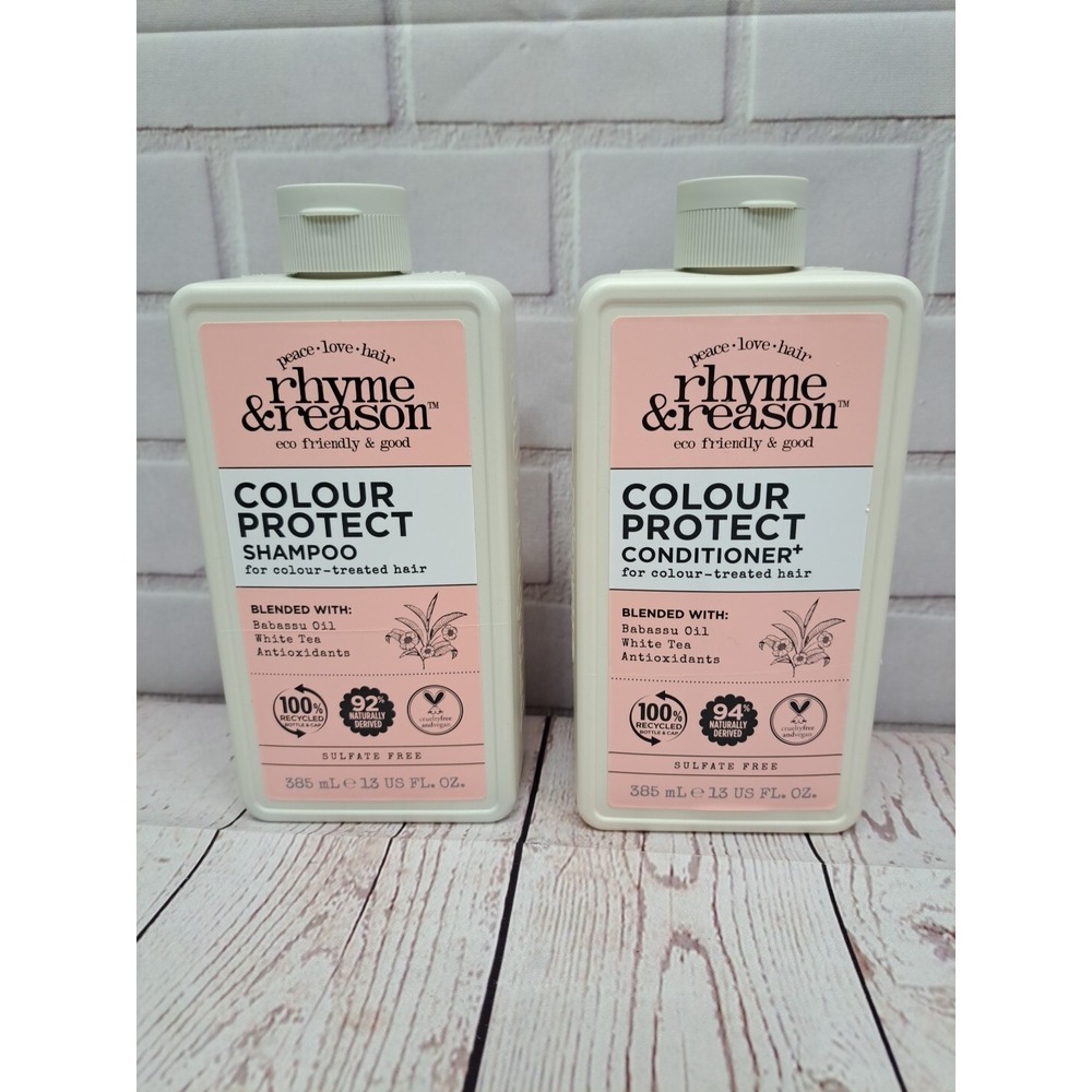 2 Pack Rhyme & Reason Eco Friendly Colour Protect Shampoo & Conditoner